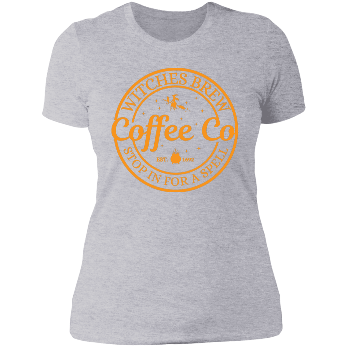 Witches Brew | Coffee Co | Orange | Ladies' Boyfriend T-Shirt