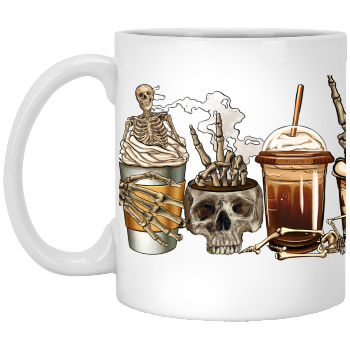 Spooky Coffee & Skulls | 11 & 15oz Size Options