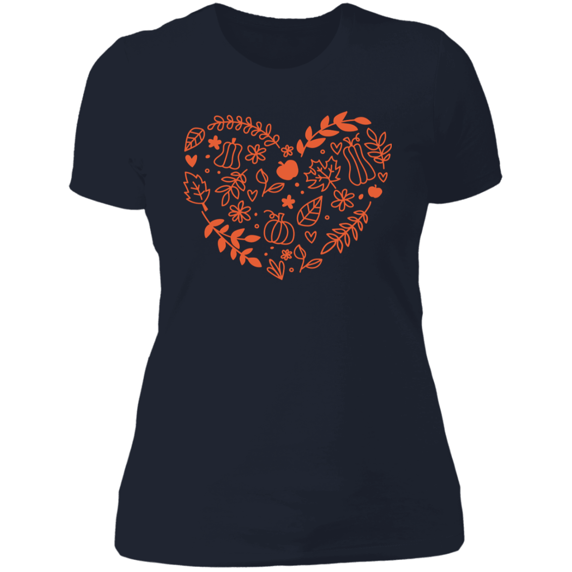 Fall Collage | Orange | Ladies' Boyfriend T-Shirt