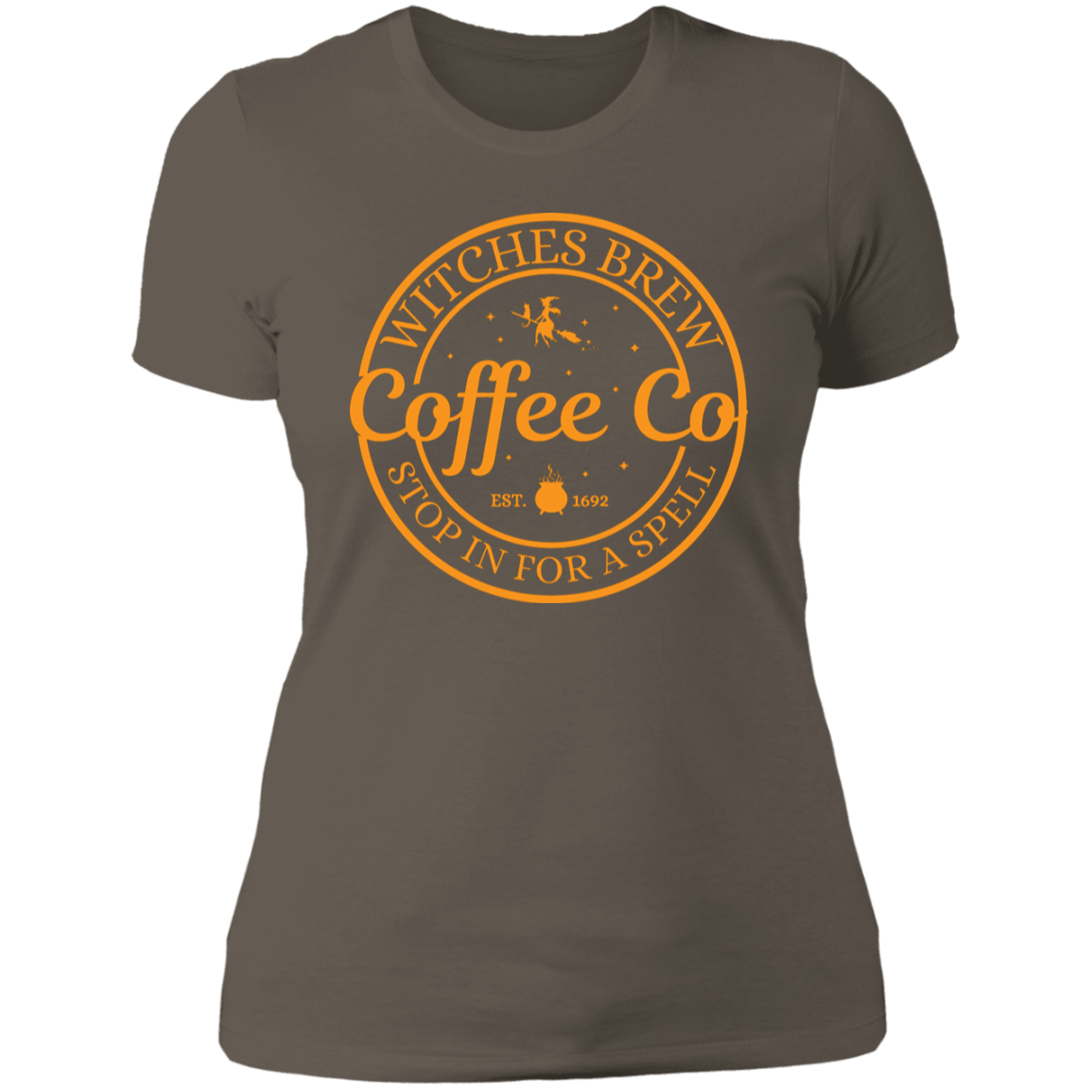 Witches Brew | Coffee Co | Orange | Ladies' Boyfriend T-Shirt