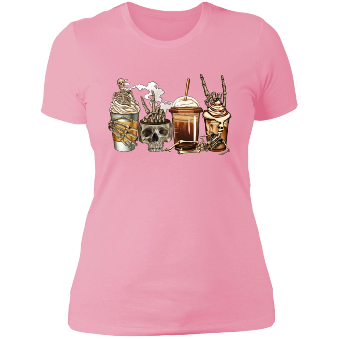 Halloween Coffee Skulls | Tshirt