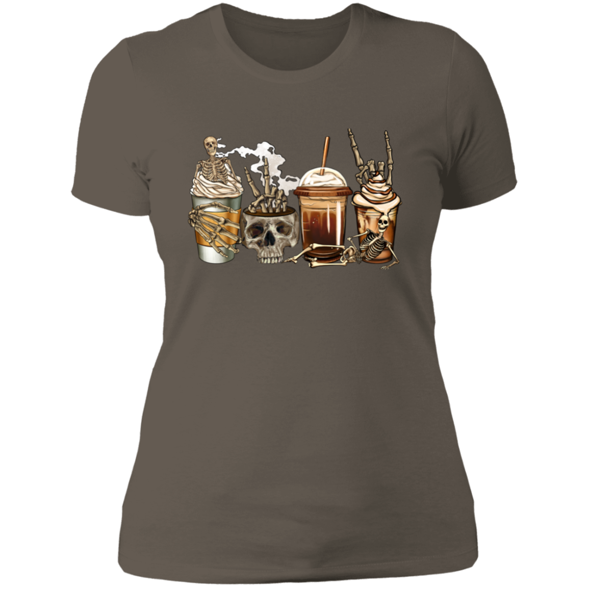 Halloween Coffee Skulls | Tshirt