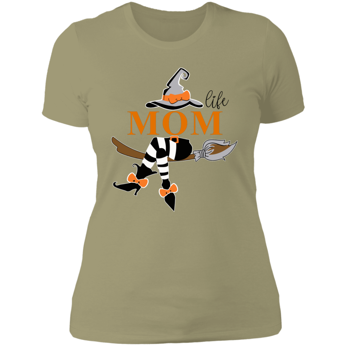 Mom Life | Witches Legs | Ladies' Boyfriend T-Shirt
