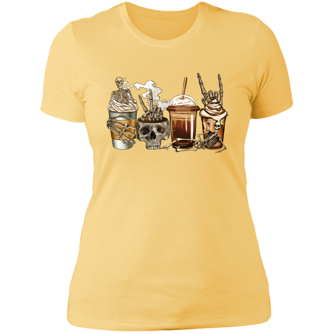 Halloween Coffee Skulls | Tshirt