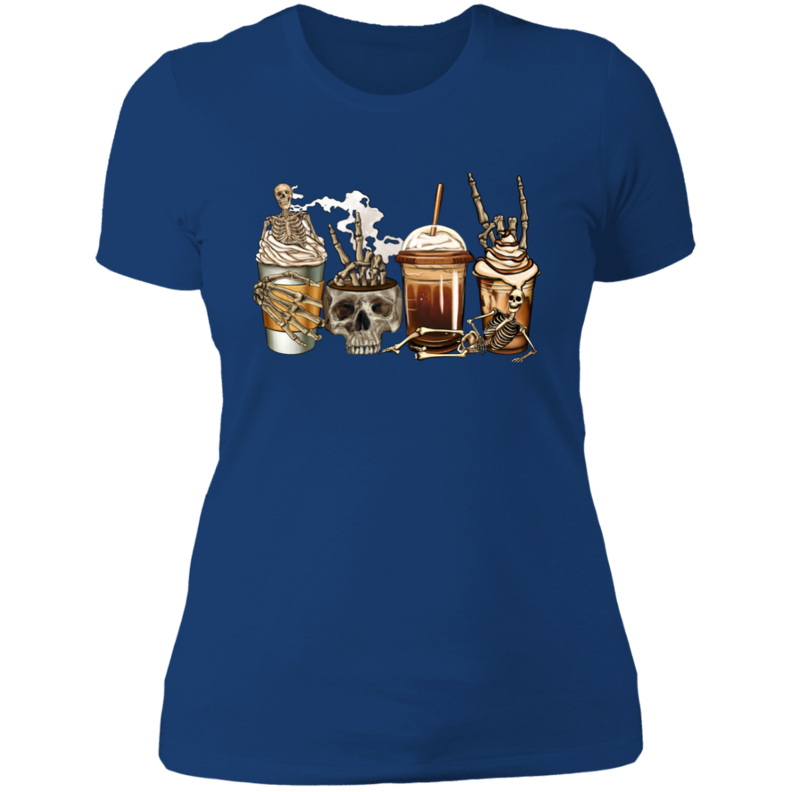 Halloween Coffee Skulls | Tshirt