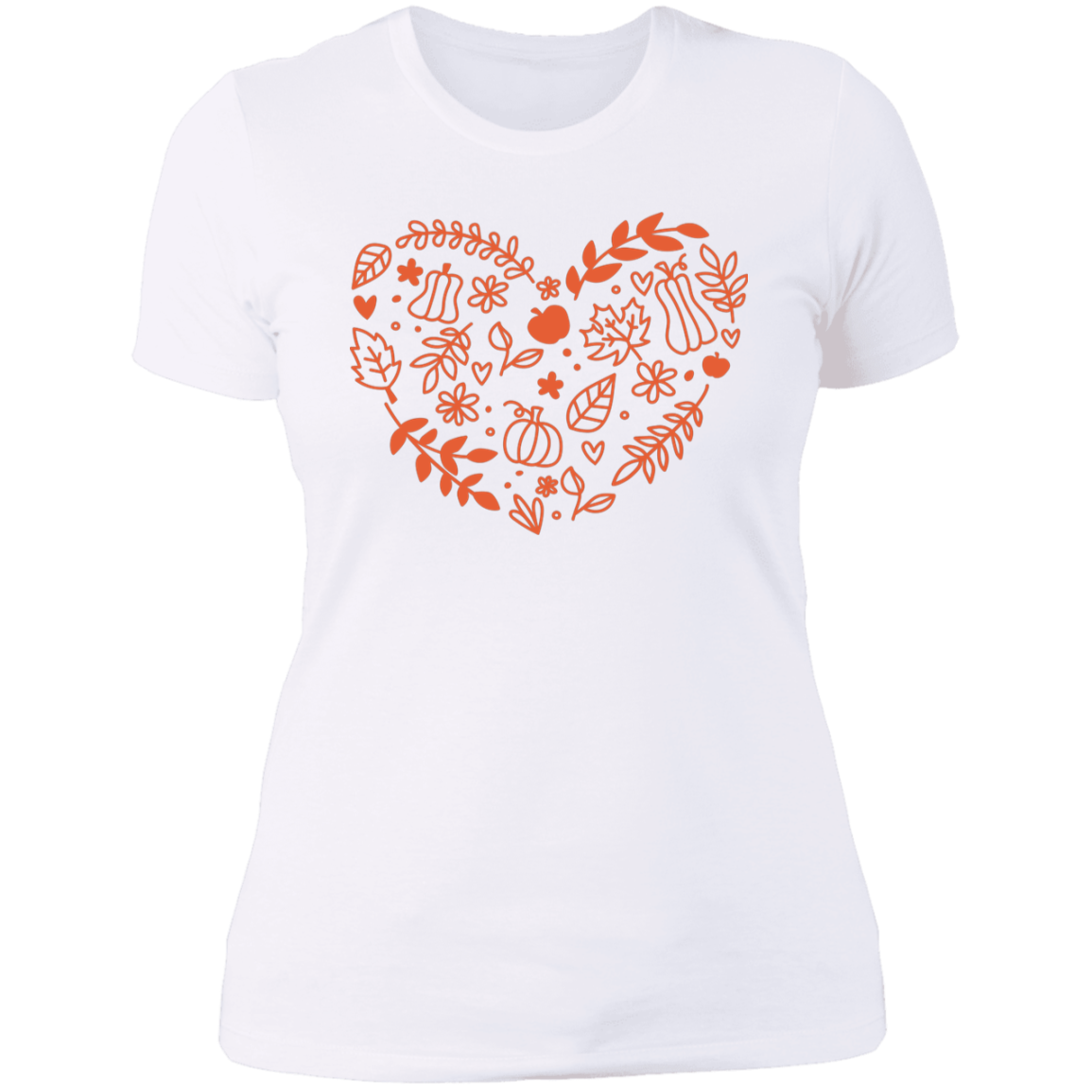Fall Collage | Orange | Ladies' Boyfriend T-Shirt