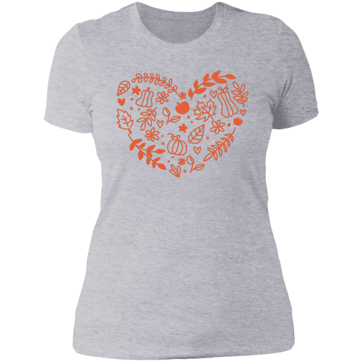 Fall Collage | Orange | Ladies' Boyfriend T-Shirt