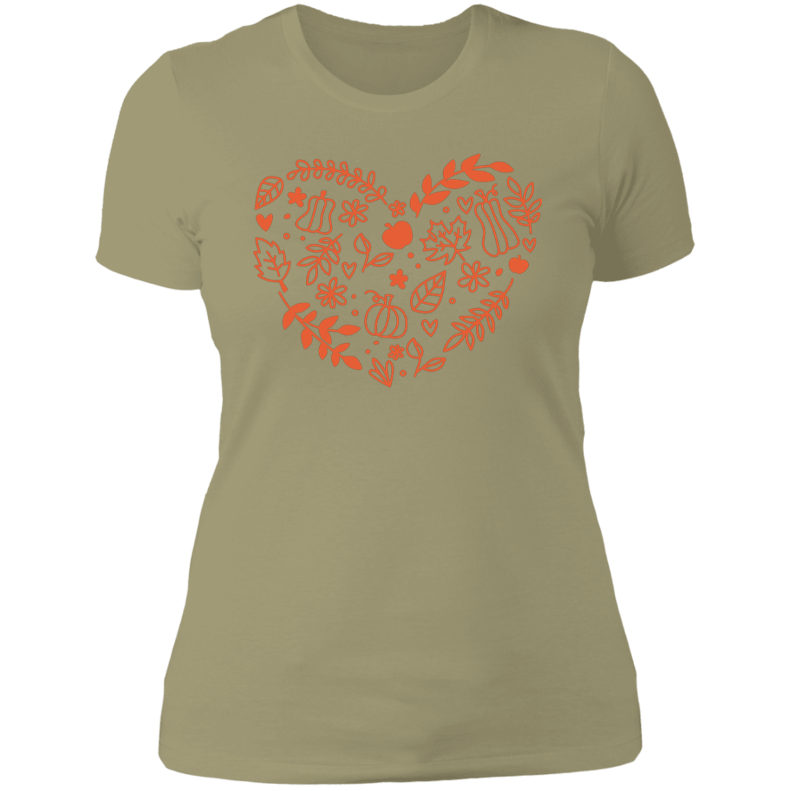 Fall Collage | Orange | Ladies' Boyfriend T-Shirt