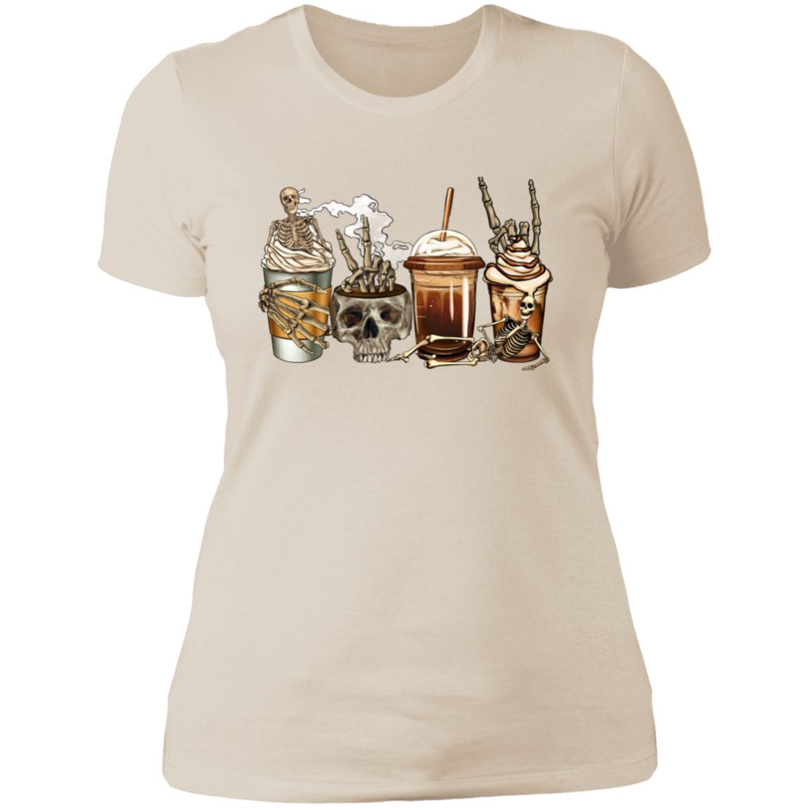 Halloween Coffee Skulls | Tshirt