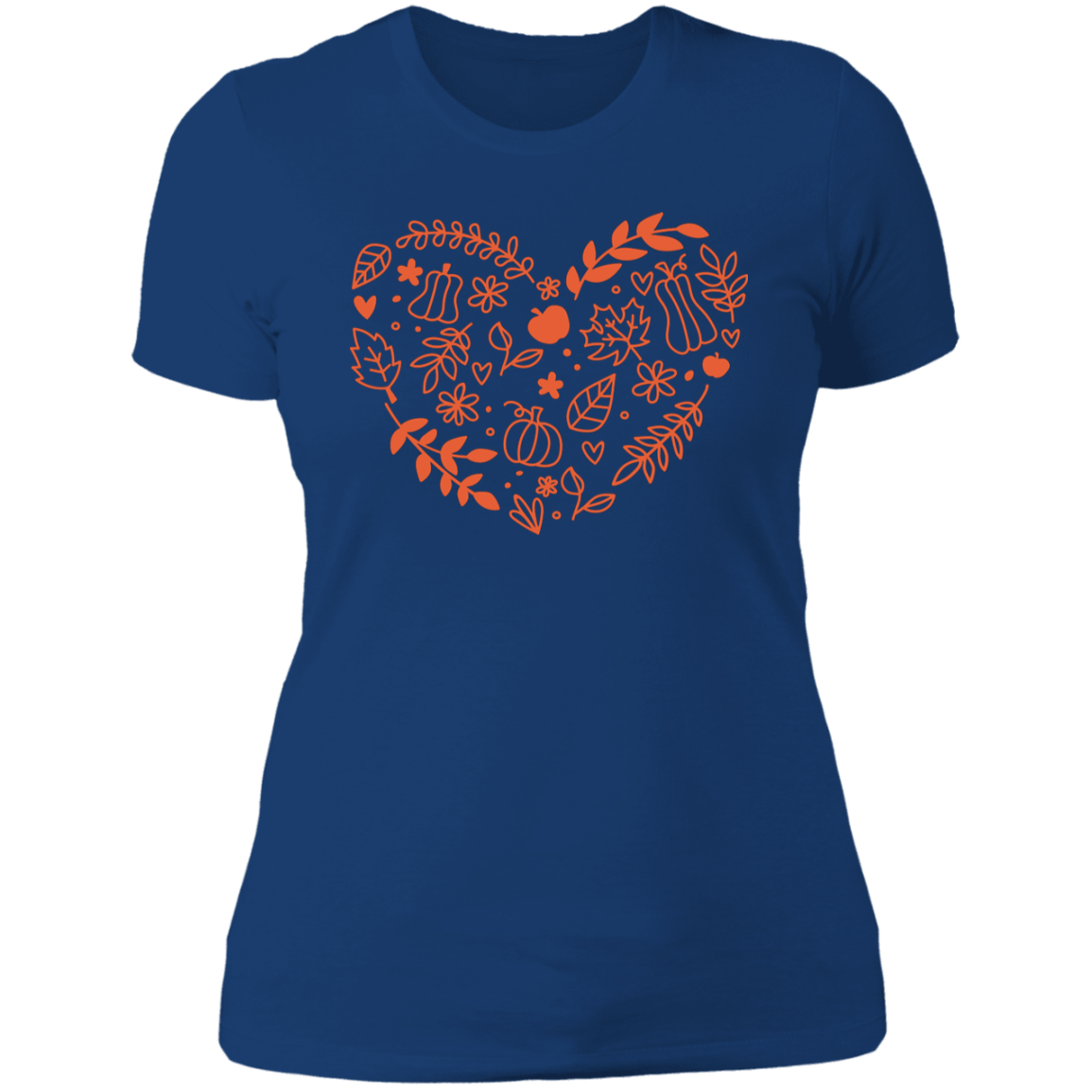 Fall Collage | Orange | Ladies' Boyfriend T-Shirt