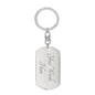 My Daughter | I Love You | Love Mom | Black Background Keychain