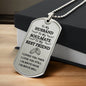To My Husband | I Loved You Then | Interlocking Rings | Customizable Dog Tag