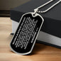 To My Grandson | Love You Always & Forever | Dog Tag