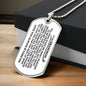 To My Grandson | Love You Always & Forever | Dog Tag