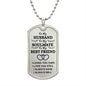 To My Husband| I Loved You Then | Heart | Customizable Dog Tag