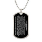 To My Grandson | Love You Always & Forever | Dog Tag
