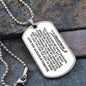 To My Grandson | Love You Always & Forever | Dog Tag
