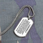 To My Grandson | Love You Always & Forever | Dog Tag