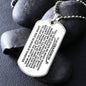 To My Grandson | Love You Always & Forever | Dog Tag