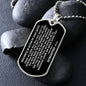 To My Grandson | Love You Always & Forever | Dog Tag