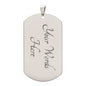 To My Grandson | Love You Always & Forever | Dog Tag