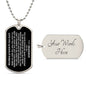To My Grandson | Love You Always & Forever | Dog Tag