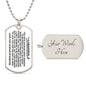 To My Grandson | Love You Always & Forever | Dog Tag