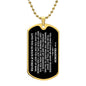 To My Grandson | Love You Always & Forever | Dog Tag