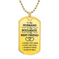 To My Husband| I Loved You Then | Heart | Customizable Dog Tag