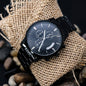 To My Grandson | Love Grandma | Black Chronograph Watch