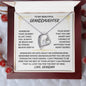 To My Beautiful Granddaughter | Love Grandma | Forever Love Necklace