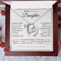 To My Beautiful Daughter | I Will Love You Forever | Forever Love Necklace