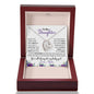 To My Daughter | Love Mom | Purple Flowers | Forever Love