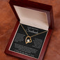 To My Beautiful Soulmate | I Will Love You | Forever Heart Necklace