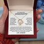 To My Beautiful Granddaughter | Love Grandma | Forever Love Necklace