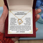 To My Precious Granddaughter | Love Grandma | Forever Love Necklace