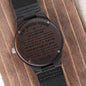 To My Gorgeous Husband | I LOVE YOU | Engraved Wooden Watch