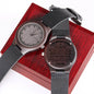 To My Gorgeous Husband | I LOVE YOU | Engraved Wooden Watch