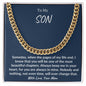 To My Son | From Mom | Cuban Chain Link