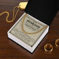 To My Husband | Hand in Hand | Cuban Link Chain