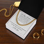 To My Husband | I Love You | Cuban Chain Link