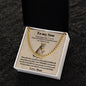To My Son | Lioness | Love Mom | Lower Case | Cuban Chain Link