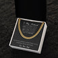 To My Husband | From Wife | Cuban Chain Link