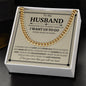 To My Husband | Hand in Hand | Cuban Link Chain