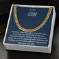 To My Son | From Mom | Cuban Chain Link