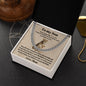 To My Son | Lioness | Love Mom | Lower Case | Cuban Chain Link