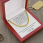 To My Husband | I Love You | Cuban Chain Link