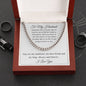 To My Husband | I Love You | Cuban Chain Link