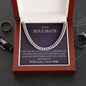 To My Soulmate | From Wife | Cuban Chain Link