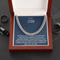To My Son | From Mom | Cuban Chain Link